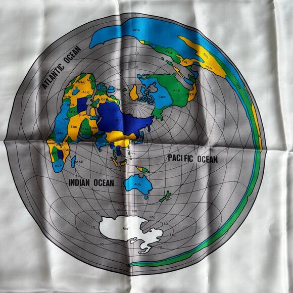 2024 Olympics silk scarf large colorful square Games of the 24th Olympiad flags - Picture 6 of 8